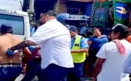 Lesna que llevaba en su mochila se le ensartó accidentalmente a Misael Flores