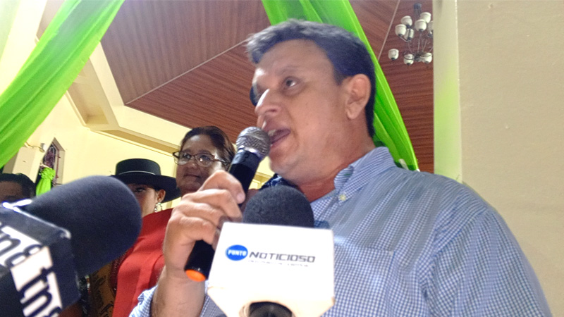 Ingeniero Ryder Laguna Marín, presidente de la fiesta tradicional de Juigalpa.