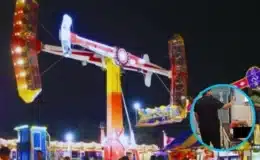 Mujer resulta gravemente lesionada al salir volando de un juego mecánico