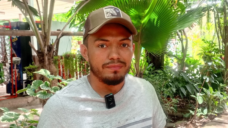 Ingeniero Mauricio Espinoza, responsable de educación ambiental.