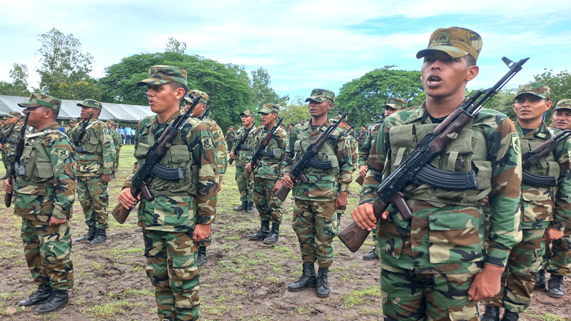 Tropas del Quinto Comando Militar . 
