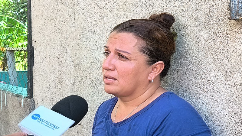 Francisca Xiomara Rosales Suazo, vecina de Marquito.