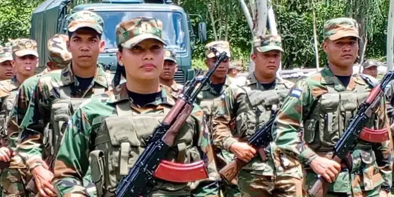 Quinto Comando celebró el 46 aniversario de fundación del Ejército de Nicaragua