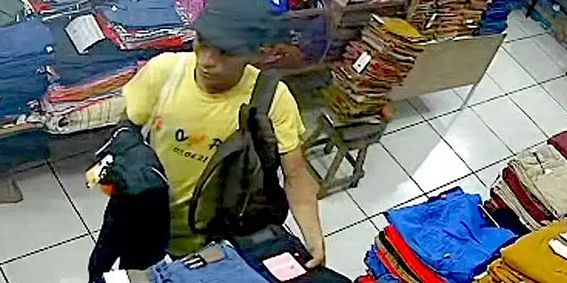 En Juigalpa cámara de vigilancia frutó un robo de pantalones en tienda Los Managua RV
