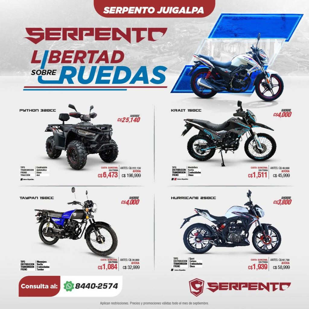 Visita nuestra Tienda en Juigalpa, semáforos del cementerio 75 varas al norte.  