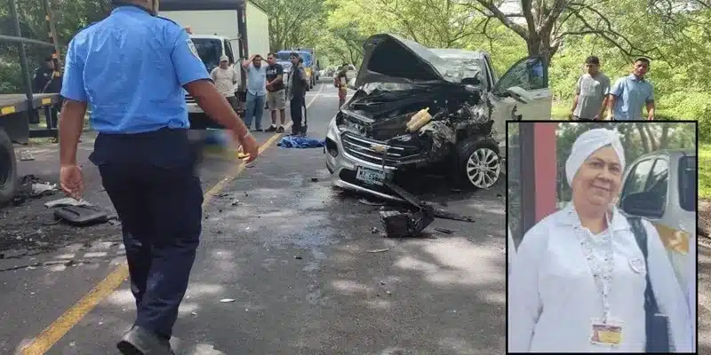 Enfermera murió en un accidente de tránsito registrado en la Trinidad