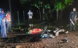 Alfredo Alexander es el motociclista que murió anoche al estrellarse en una vaca