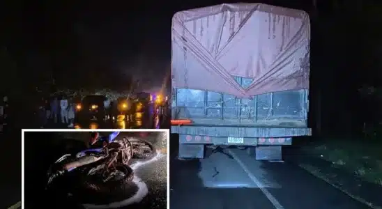 Accidente en la carretera panamericana norte, dejó a un motociclista fallecido