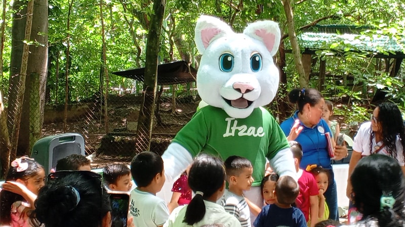 Itzae la mascota del Zoológico de Juigalpa. 