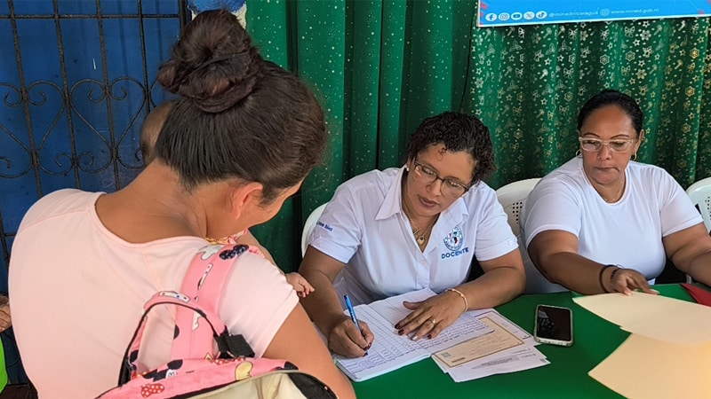 Se desarrolla en Juigalpa la matrícula para ciclo escolar 2026.