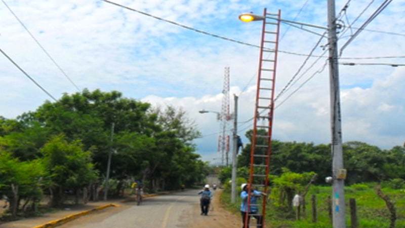 Van a instalar nuevas luminarias en la ciudad de Juigalpa.