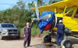 Piloto sobrevive a un aterrizaje forzoso en un camino de macadán en Morrito-Rio San Juan
