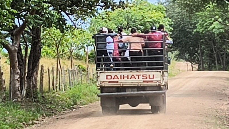 Así quedó el camino San Diego-La Queserita.