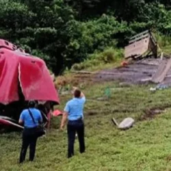Accidente dejó un muerto en la bajada La Toboba, carretera Nueva Guinea-Bluefields