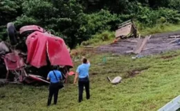 Accidente dejó un muerto en la bajada La Toboba, carretera Nueva Guinea-Bluefields