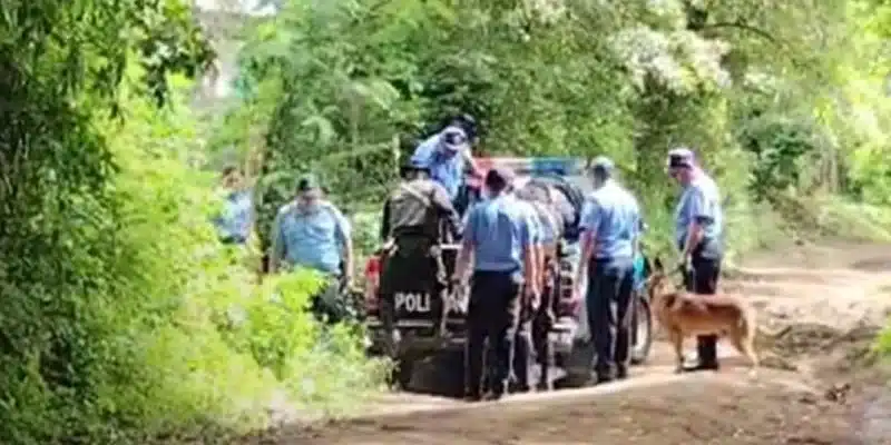 Policía lleva a la escena del crimen al Moly, tras admitir su participación en el asesinato de una adolescente en Carazo