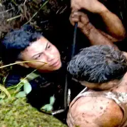 Rescatan con vida de un pozo de 50 metros de altura a Ariel Palacios Jarquín