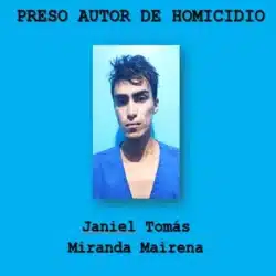 Policía presentó a Janiel Tomás como autor del homicidio en perjuicio de Kevin Antonio Granados