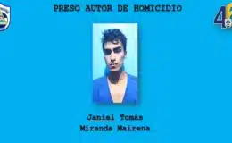 Policía presentó a Janiel Tomás como autor del homicidio en perjuicio de Kevin Antonio Granados