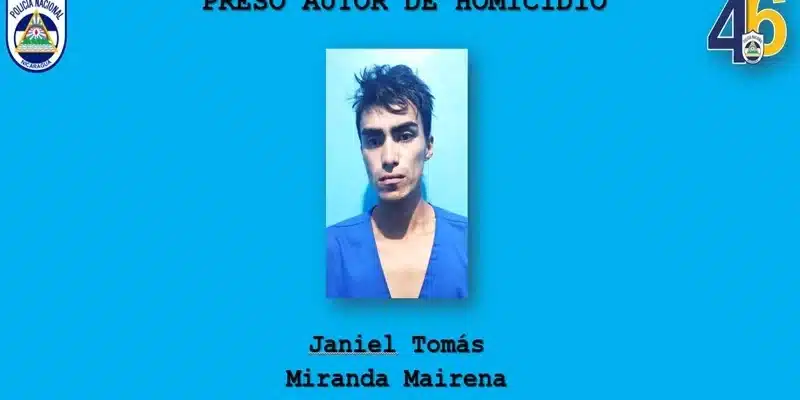 Policía presentó a Janiel Tomás como autor del homicidio en perjuicio de Kevin Antonio Granados