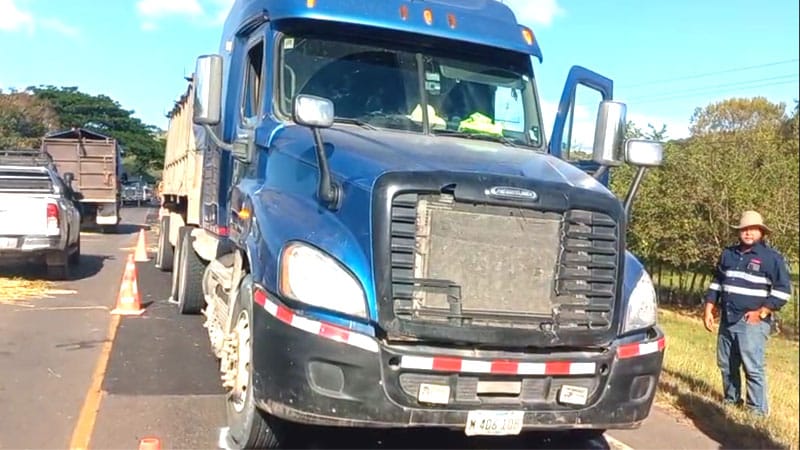 Esta es la góndola que se vio involucrada en el accidente de tránsito. 