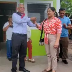 En navidad las autoridades municipales de Juigalpa hicieron entrega de 04 viviendas dignas a familias pobres