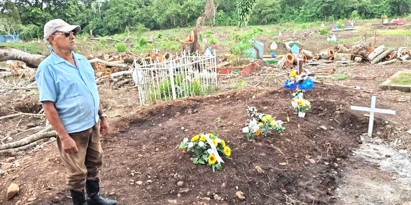 Don Héctor Geovanny se quitó la vida al no superar la muerte de su hijo a quien semanas atrás desenterró