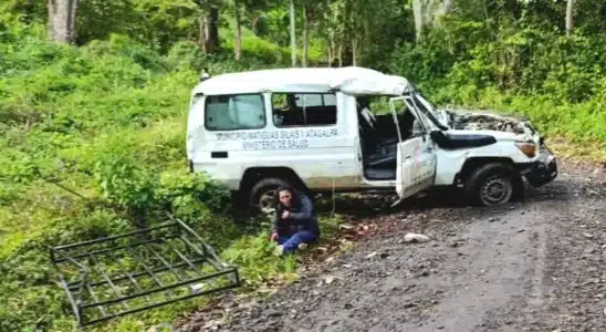 Accidente en una comunidad de Matiguas dejó un muerto y tres lesionados
