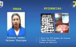 Oficiales de la Policía de Nueva Guinea incautaron Un kilo con 500 gramos de cocaína