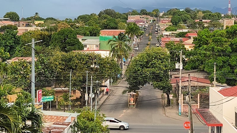 Calle del bulevar dedicado a la mujer chontaleña.
