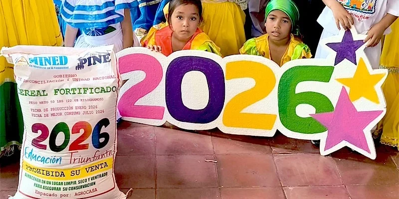 Llegó a Juigalpa la Merienda Escolar y más de 8 mil niños y niñas son beneficiados con este programa que impulsa nuestro Buen Gobierno