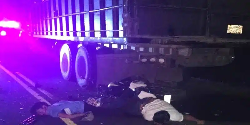 Dos jovenes murieron al instante en un accidente de tránsito registrado Quinama-Villa Sandino