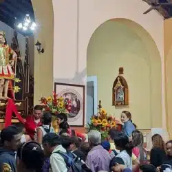 Peregrinos llegan a Acoyapa a pagar sus promesas a San Sebastián por milagros recibidos