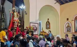 Peregrinos llegan a Acoyapa a pagar sus promesas a San Sebastián por milagros recibidos