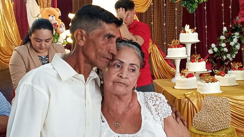 Bodas celebradas en Juigalpa el 14 de febrero. 