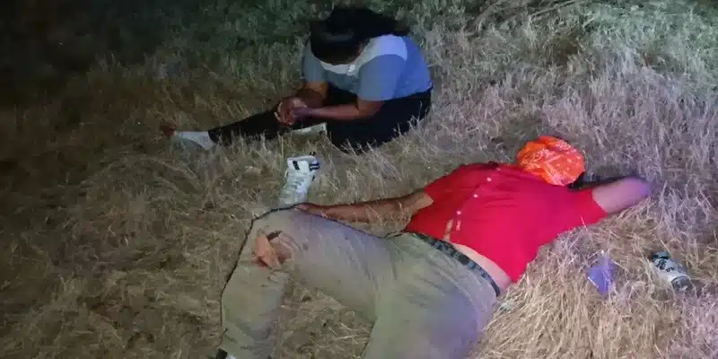 Choque entre dos motos dejó a tres personas lesionadas