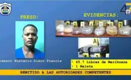 En Muelle de los Bueyes agentes policiales incautaron 45 libras de Marihuana