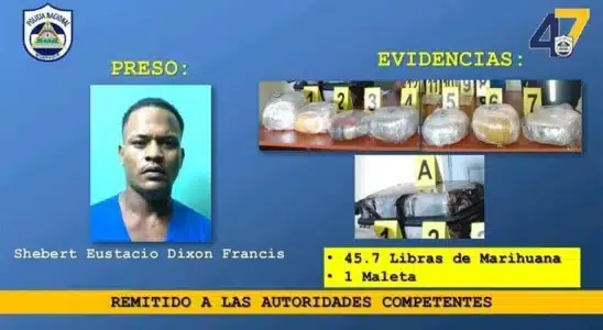 En Muelle de los Bueyes agentes policiales incautaron 45 libras de Marihuana