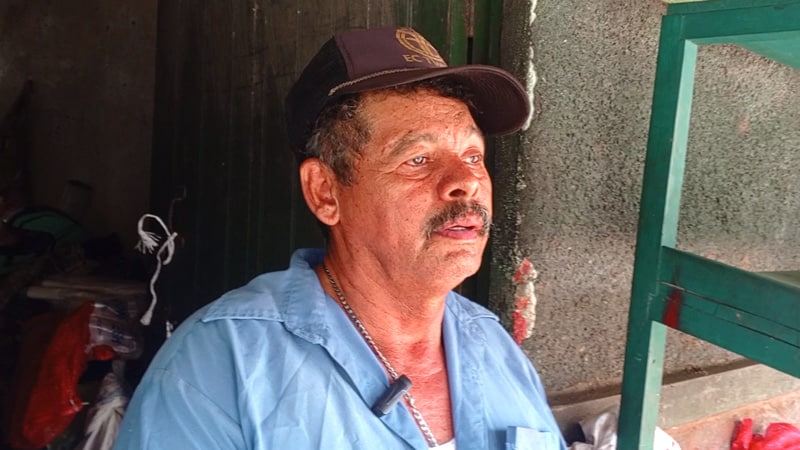 Arcenio Galeano, comerciante del Mercado Central de Juigalpa. 