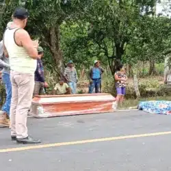 Bus de transporte colectivo le arrebató la vida a don Dionisio Cruz Arana, al atropellarlo frente al balneario El Zapotal