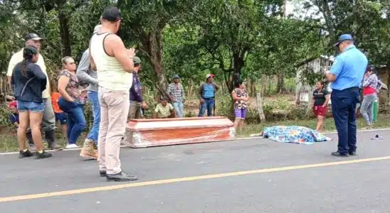 Bus de transporte colectivo le arrebató la vida a don Dionisio Cruz Arana, al atropellarlo frente al balneario El Zapotal