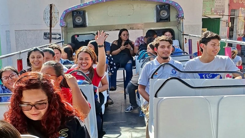 Recorrido por el circuito creativo de Juigalpa. Foto cortesía del 19 Digital: 