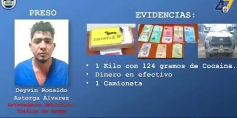 Oficiales de la Policía de Nueva Guinea, capturaron a un sujeto que transportaba un kilo de cocaína