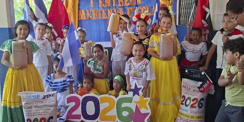 Copresidenta Rosario Murillo anunció para el 17 de abril la segunda entrega de la merienda escolar