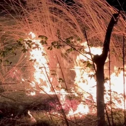 Quemas de pastizales en Juigalpa encendieron alertas en semana santa