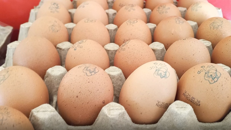 Precio de la cajilla con huevos alcanza los 210.