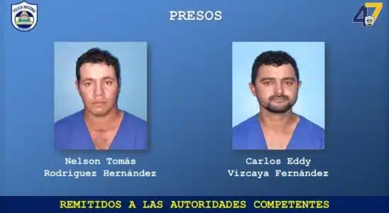 Oficiales de la Policía de Chontales capturaron en Juigalpa a dos sujetos con 4 tacos de cocaína