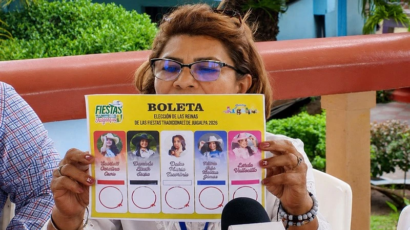 Presentaron las boletas que se utilizarán para elegir a la reina de la fiesta tradicional de Juigalpa