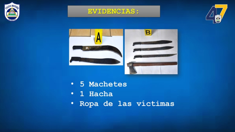 Evidencias ocupadas por la Policía en la escena del hecho-Fotos cortesía del 19 Digital. 