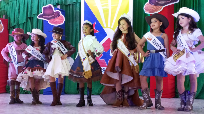 Candidatas a Miss Chiquititas. 
